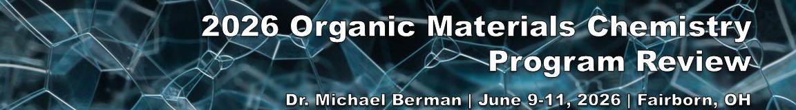 2026 Organic Materials Chemistry Program Review event banner